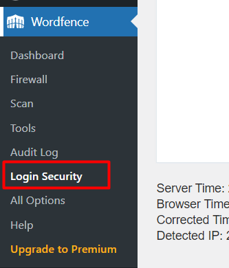 login security wordfence